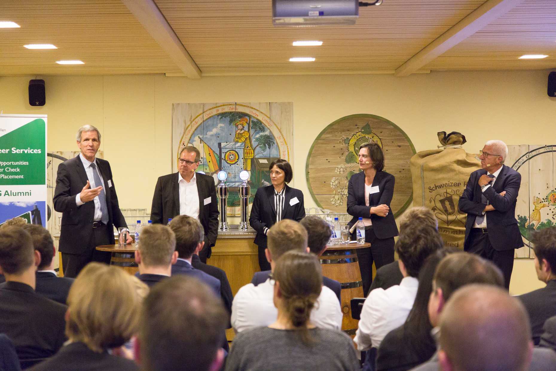Das Panel am Event HSG meets ETH