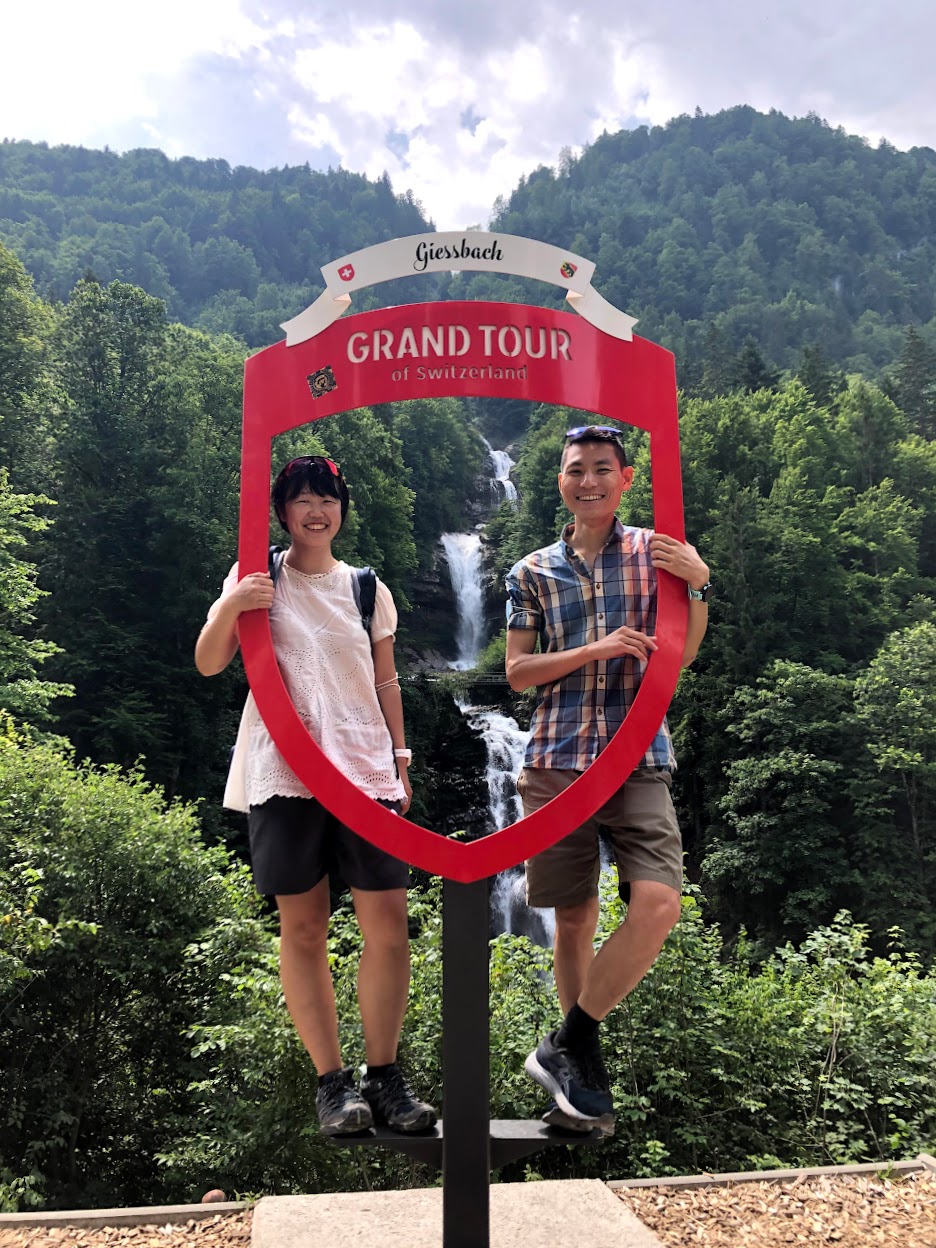 ByeonghoAhn (with wife in Switzerland)
